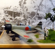 SA Military aircraft assembly model 1/48 SCALE A6M3 type 32 Zero fighter 61025 TAMIYA - display mode