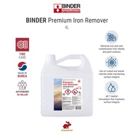 4 Litre BINDER Korea Premium Iron Remover by Fireball Brake Dust Remover Rim Disc Brake Caliper Clea