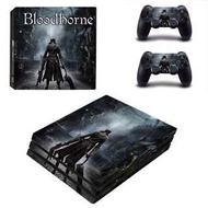 全新Bloodborne PS4 Pro Playstation 4保護貼 有趣貼紙 包主機底面+2個手掣)