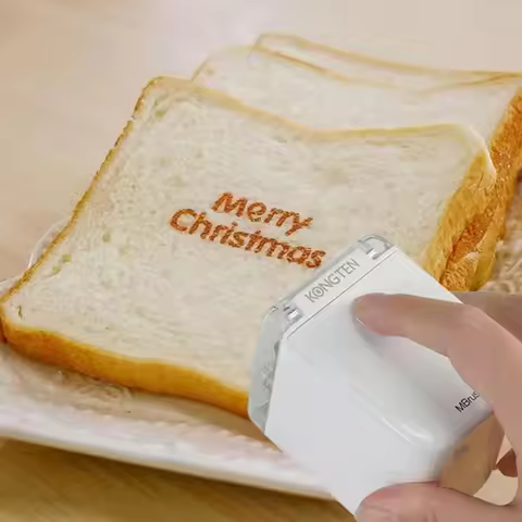 2025 Mbrush Color Portable Handheld Food Printer for Printing Bread/cake/coffee/baked Goods Printer