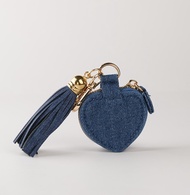 Chow Sang Sang 周生生 Blue Heart-Shaped Jewellery Pouch Keychain[DO NOT BUY]