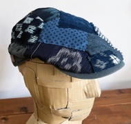 襤褸拼布鴨舌帽 hnc-004
