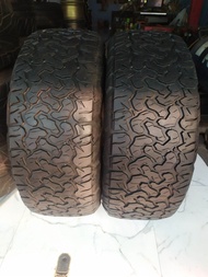 ยางรถยนต์แบบออฟโรดขอบ17 ไรเด้น monster at-2 265/65R17ปี18 (1คู่)ยางสวย แก้มสวยไม่ร้าว ขอบสวย เนื้อดี
