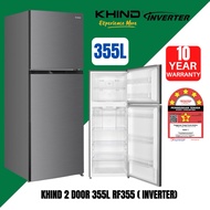 KHIND INVERTER REFRIGERATOR | FRIDGE 2 DOOR RF205 | RF275 | RF355 | PETI AIS 2 PINTU | INVERTER