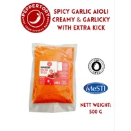 PEPPERTORY SPICY GARLIC SAUCE (SPICY AIOLI) 500G