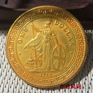 Nostalgic Old Items 1911 Foreign Gold Coins One Yuan Gold Coins Gilt Gold Coins Nostalgic Antique Lo