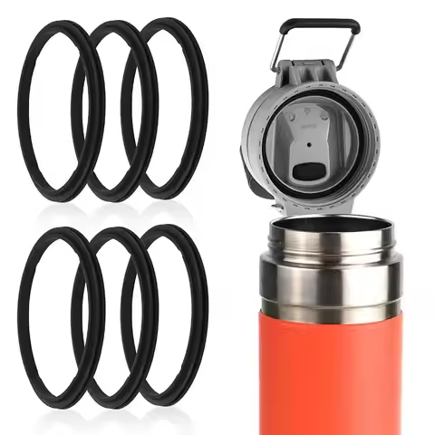 Durable Water Bottle Gasket Prevent Leaks Heat Resistant Silicone Cup Stopper BPA Free for Stanley Q