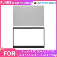 New Laptop LCD Back Cover Rear Lid Front Bezel Frame Replacement Case For Acer Aspire 3 N20C6 A317-5