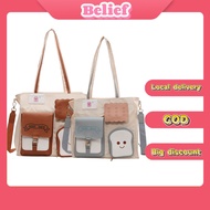 Kelas Fesyen Commuter Comel Styling Girl Beg Diagonal Beg Besar Beg Tangan