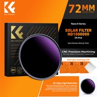 KNF Concept 72mm Lens Filter Nano-X ND1000000 Solar Filter