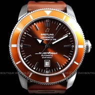 金鐸精品~W901 BREITLING 百年靈A17320 Superocean Heritage 46mm 超級海洋棕色面盤自動上鍊男用腕錶