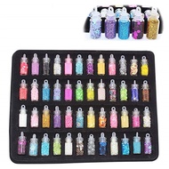 24-48Pcs Lizun DIY Slimes Accessories Kit Glitter Filler Charms for Fluffy Slime Anti Stress Toy Plasticine Kids Gift