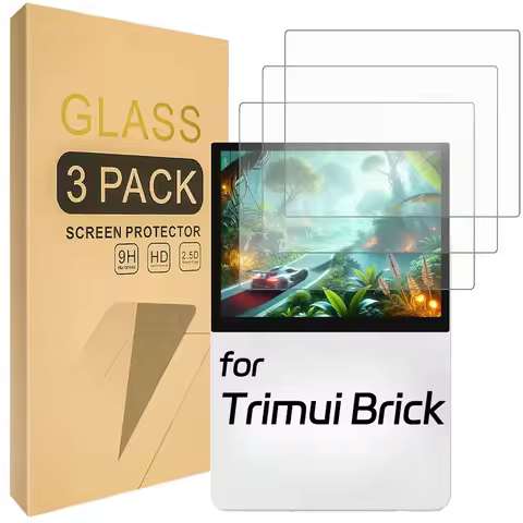 9H Hardness Tempered Glass for Trimui Brick Game Console Screen Protector Anti-scratch Films for Tri