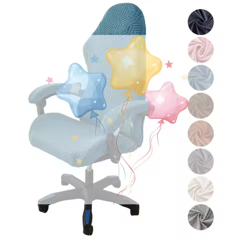 Fashion Simple Home Gaming Chair Cover Universal Computer Game Competitive Seat Backrest Armrest Ela