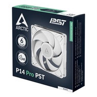 ARCTIC P14 Pro PST - 140mm PWM Fan With Cable Splitter - White