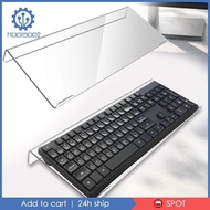 [Koolsoo2] Keyboard Rack Acrylic Clear Comfortable Keyboard Storage Tilt PC Keyboard Riser Keyboard Tray Holder for Daily Use Home Desk