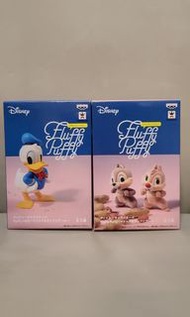 日本景品 日版 DISNEY Fluffy Puffy Chip and dale 大鼻與鋼牙 奇奇 蒂蒂 唐老鴨  Donald Duck figure 模型