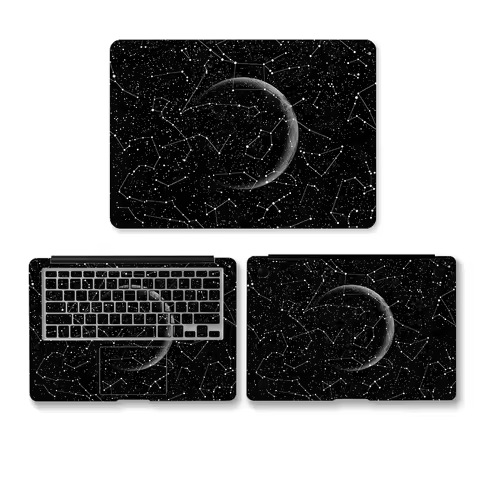 Starry Sky 3 Sides Laptop Skin Cover Sticker Decal for MacBook Pro Retina Air 13 15 12 11 A1465/A146