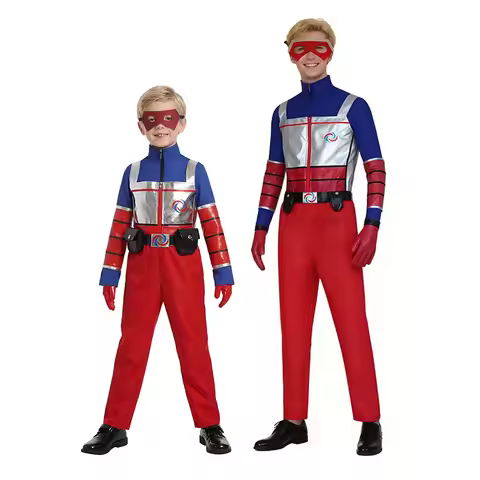 Kids Children Henry Cosplay Costume Cartoon Henry Cosplay Danger Boys Vest Pants Belt Outfits Hallow