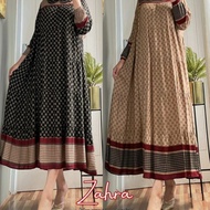 Zahra Midi Dress/Baju Wanita/Baju Muslim/Gamis