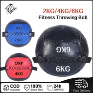 Fitness Wall Ball 2/4/6KG Medicine Ball Strength Training Balance Weight Ball for Home Gym Workout