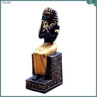 daicoltd  Ancient Egyptian Pharaoh Office Decor Resin Crafts Decorations Statue Golden Pyramid Vintage