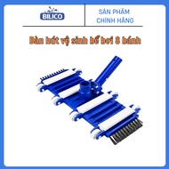 8-wheel swimming pool cleaning suction table