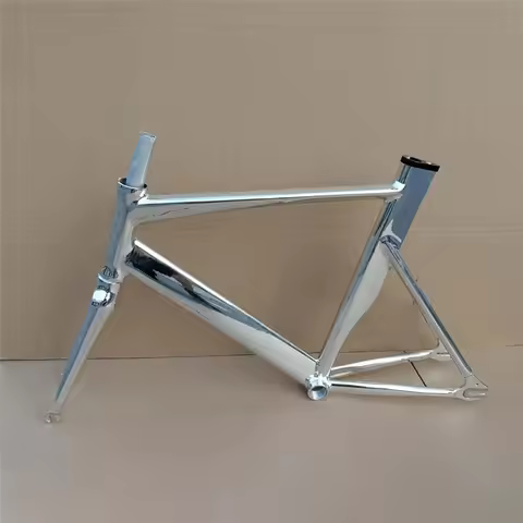 Fixie Bicycle Frame 20inch BMX Aluminum Alloy Frameset Track Bike Single Speed Double V Brake Cyclin