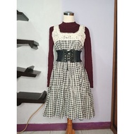 Gingham Dress Earth Music & Ecology Set