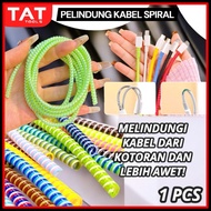 Spiral Cable Protector Colorful Data Cable Protector Charger Cable Protector Data Cable Protector/