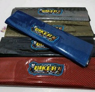 Sarung jok cover jok motor kulit jok motor- bungkus jok karbon motor beat Mio Scoopy Vario Xeon Nex 