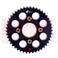 (RK Aluminium) (4 Hole) Sprocket Alloy 415 TAMASHII Aluminium Black Edition for Y100 RXZ 125ZR LC135
