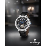 Buzz  Germany Jam  Tangan Lelaki Men's Leather Automatic Watch BZ-3013