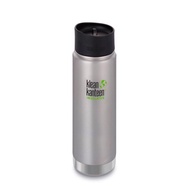 Klean Kanteen Insulated Water Bottle Wide 592ml(with Cafe Cap 2.0)(Brushed Stainless)