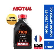 【100% ORIGINAL】MOTUL Fully Synthetic 7100 10W40/ 10W50/ 15W50 4T Ester Engine Oil/ Minyak Hitam Moto