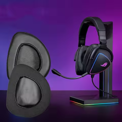 1 Pair for ASUS ROG Player Country Prism Delta Headphone Sleeve USB-C Gaming Headset 7.1 Ear Sleeve 