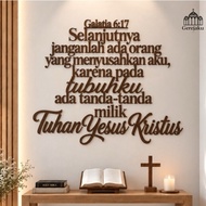 Galatia Bible Verse Decoration 6:17 | Christian Wall Decoration