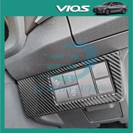 Toyota Vios AC100 (2023-2026) Multifunction Switch Protector Cover Carbon Vios NGC102 Berjaya Auto A
