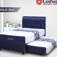 US kasur spring bed central 2 in 1 gold &amp; big mama sorong 120x200