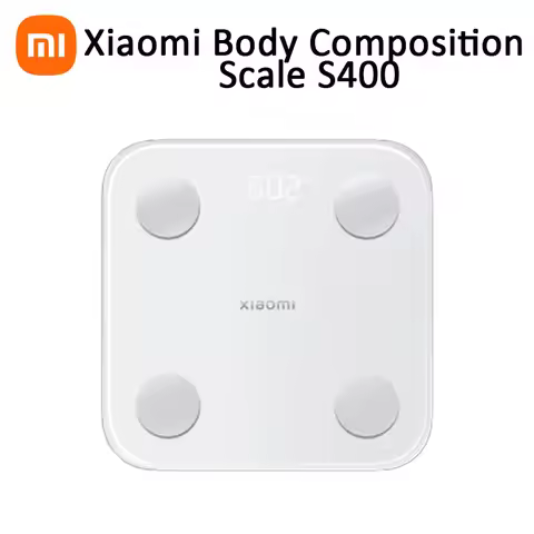 Xiaomi Body Fat Scale S400 Bluetooth 5.0 Smart Home Body Composition Scale 150KG LED Display Dual Fr