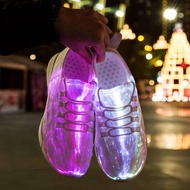 Optical Fiber Shoes Children Men Women Light Shoes LED Luminous Shoes Sports Students Colorful Soft 