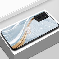 Case For OPPO A36 A76 A96 Small Horse Phone Shockproof Glass Shell