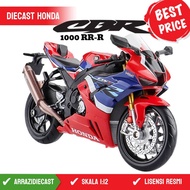 Official License of Honda Diecast CBR 1000RR-R Firebladel 1:12 scale