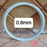 (NP2H) RUJI FIBER PUTIH 0.8MM UNTUK SANGKAR, LAYANGAN NAGA DLL