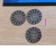 Calendar face and hands for antique Orient and SK watches
