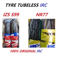 IRC TIRE WINGS GOLD SERIES TIRE NR77 S99 IZ-S TAYAR TYRE TUBELESS (70/90/17)(80/90-17)