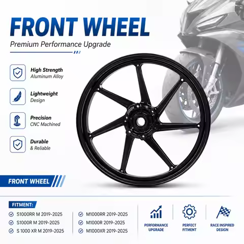 ARASHI Motorcycle Accessories With bearings Front Wheel Rims For BMW S1000R M S1000RR M S1000XR M M1