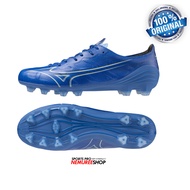 MIZUNO Football Shoes ALPHA PRO ( LASER BLUE / WHITE / GOLD )