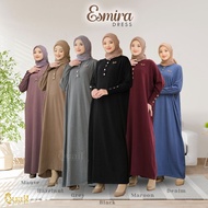 Quail Hijab - Esmira Knit Dress Premium | Gamis Abaya Rajut | Inara Rusli