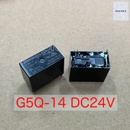 Relay G5Q-14 DC5V DC12V DC24V รีเลย์ 5V 12V 24V 5ขา 10A